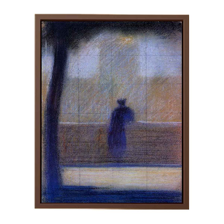 Man Leaning on a Parapet
