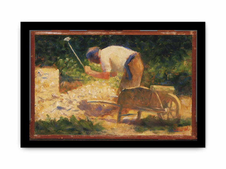 Stone Breaker and Wheelbarrow, Le Raincy