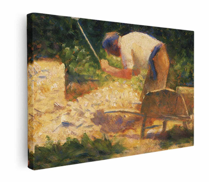 Stone Breaker and Wheelbarrow, Le Raincy