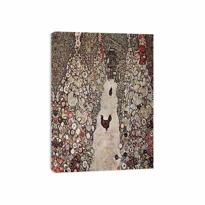 Garden with Roosters by Gustav Klimt