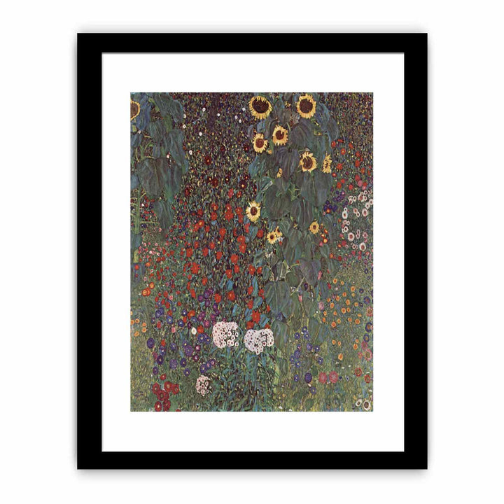 Cottage Garden with Sunflowers