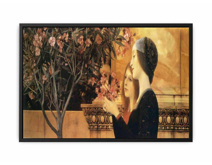 Two Girls with Oleander
