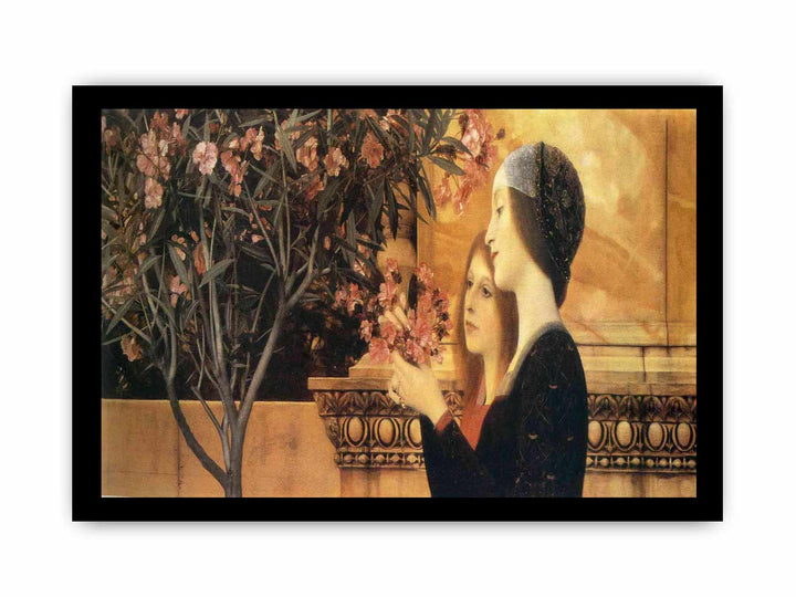Two Girls with Oleander