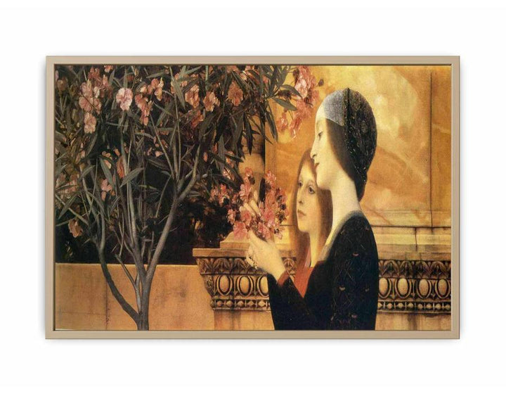 Two Girls with Oleander