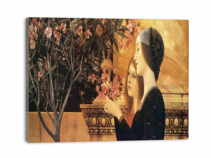 Two Girls with Oleander