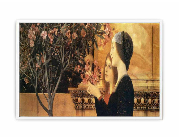 Two Girls with Oleander