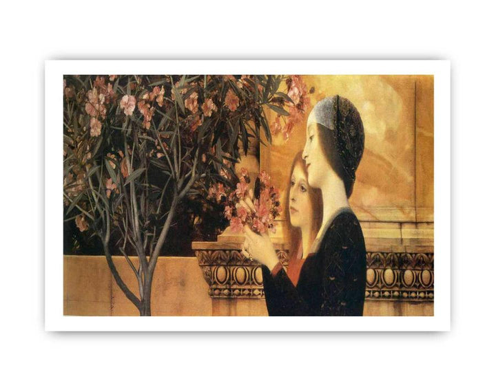 Two Girls with Oleander