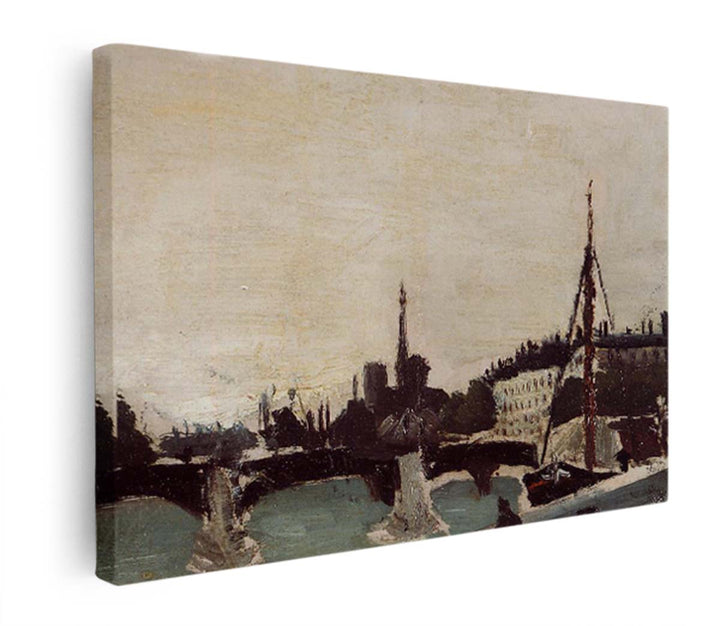 View of the Ile Saint-Louis from the Quai Henri IV (study)