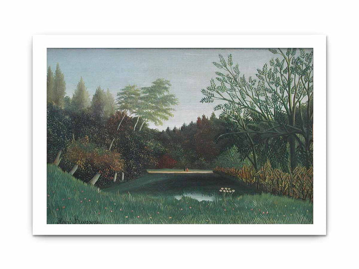 View of the Bois de Boulogne