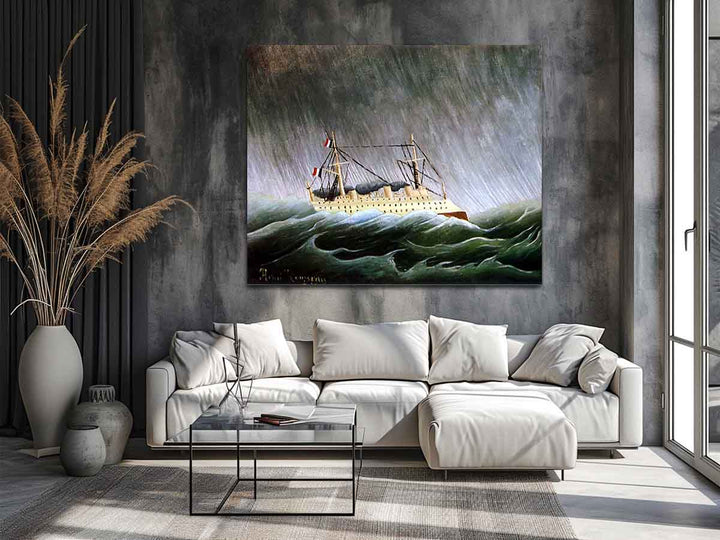 Boat in a Storm