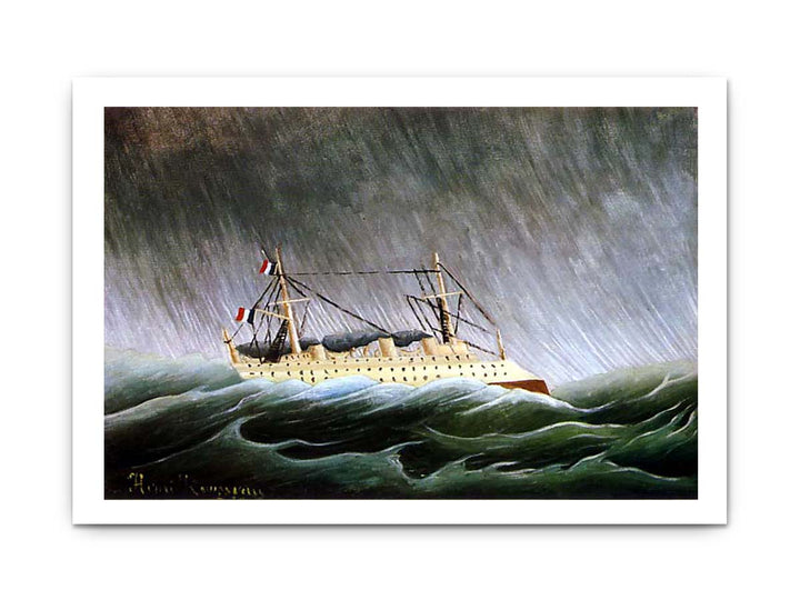 Boat in a Storm