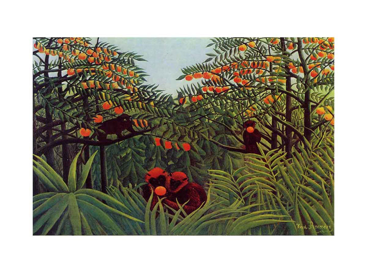 Apes In The Orange Grove