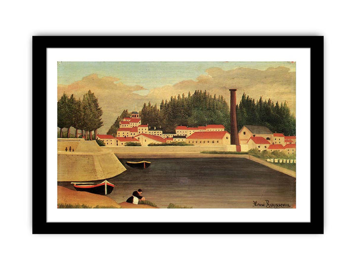 Village near a Factory