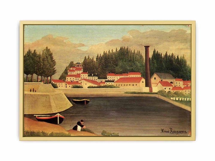 Village near a Factory