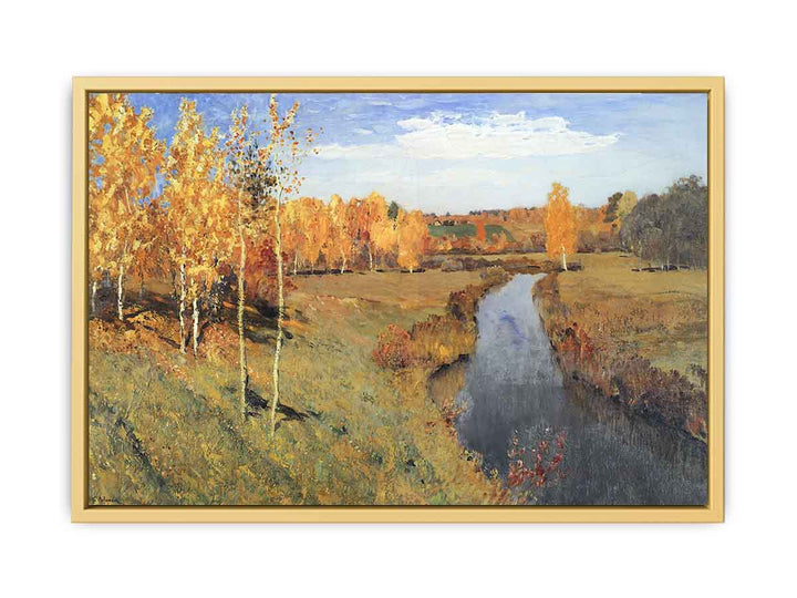 Golden autumn. Slobodka