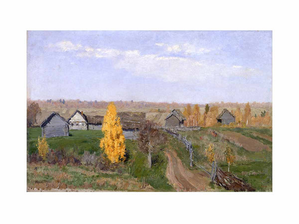 Golden autumn. Slobodka