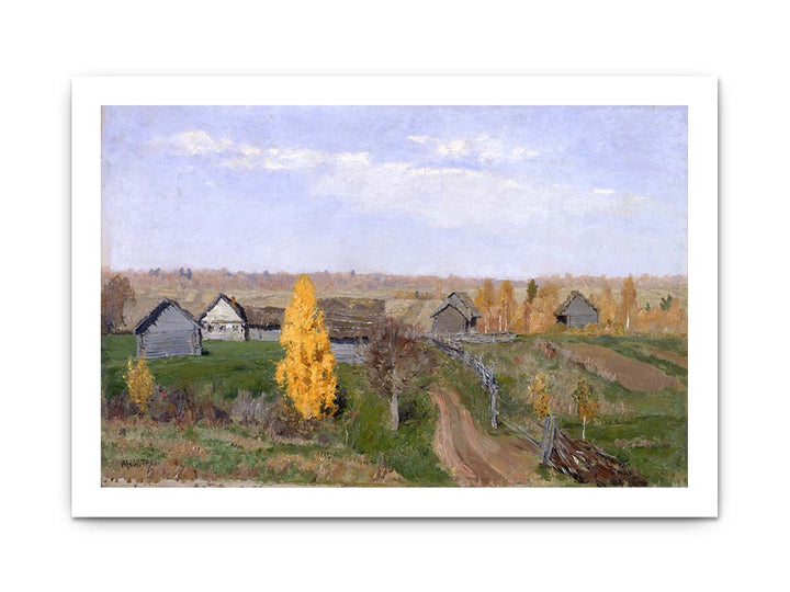 Golden autumn. Slobodka