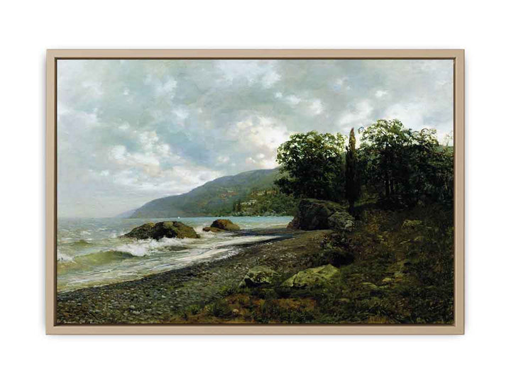 Issac Levitan, 1887 - Landscape in Crimea