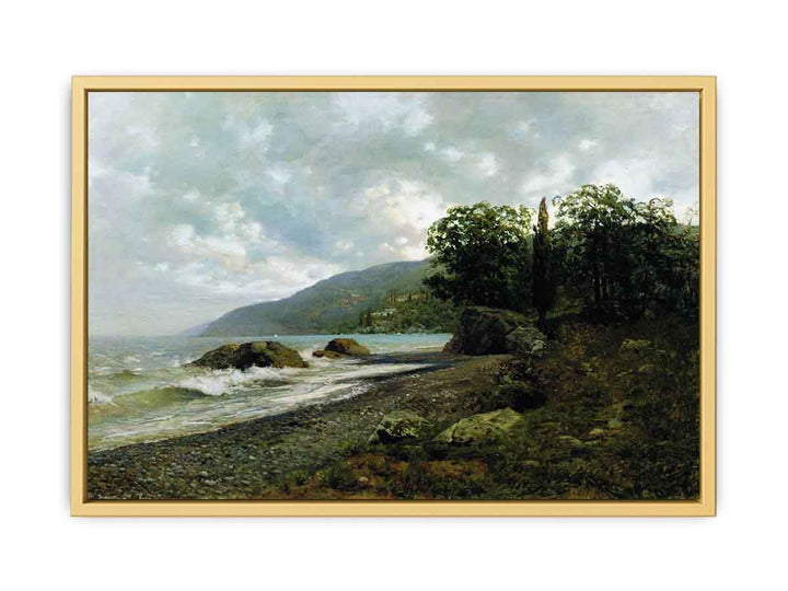 Issac Levitan, 1887 - Landscape in Crimea