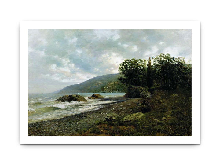Issac Levitan, 1887 - Landscape in Crimea