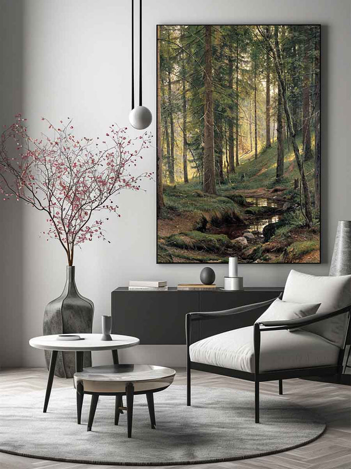 Stream in the Forest (On the Hillside)