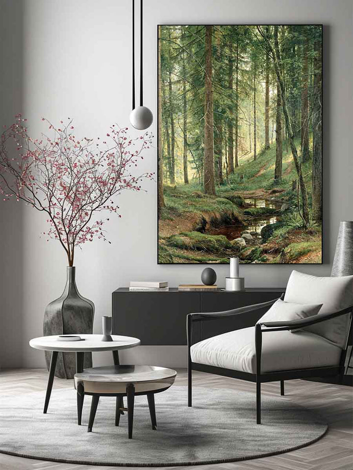 Stream in the Forest (On the Hillside)