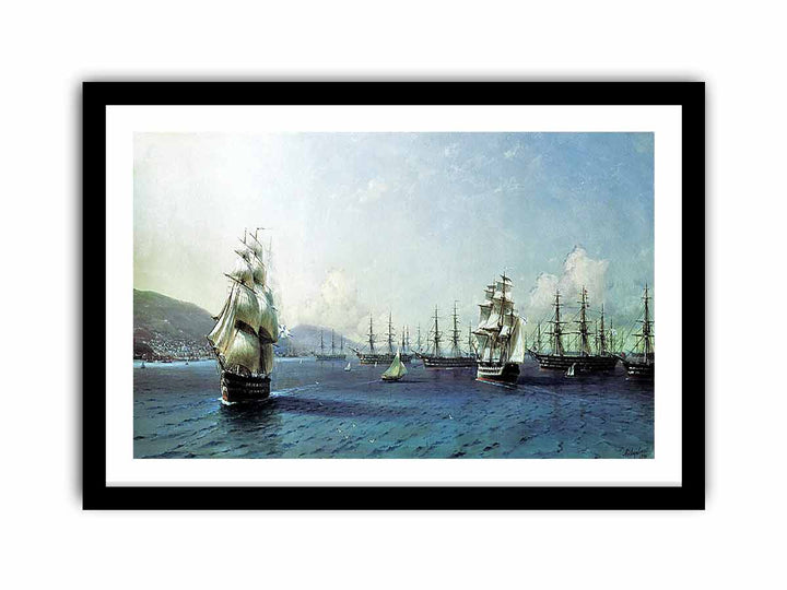 Black Sea Fleet in the Bay of Theodosia, just before the Crimean War