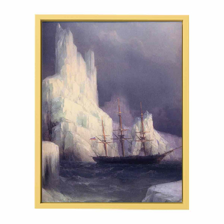 Icebergs in the Atlantic (detail)
