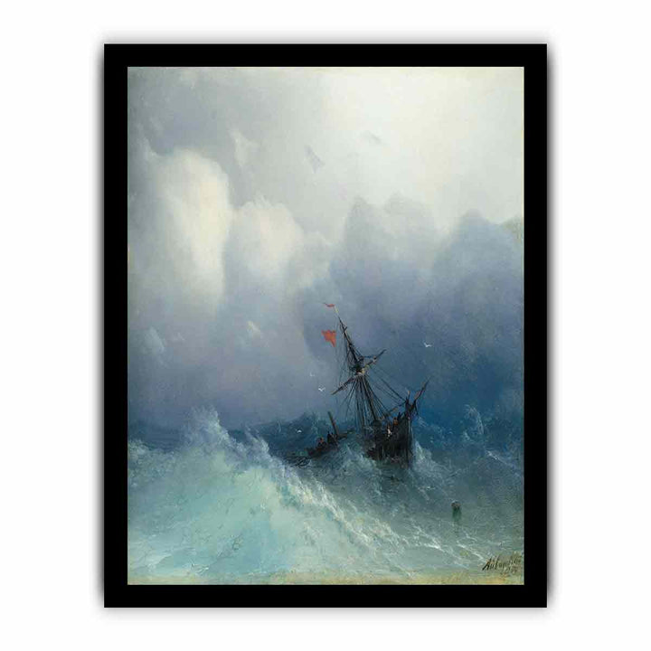 Shipwreck on Stormy Seas