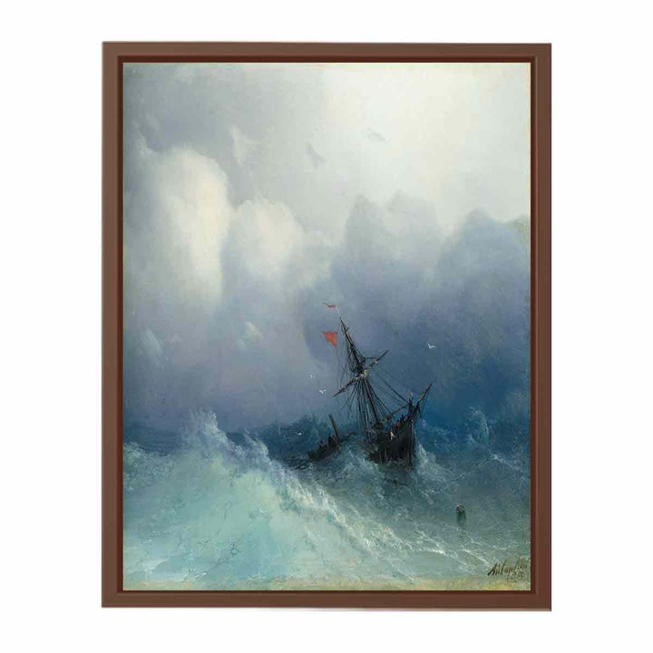 Shipwreck on Stormy Seas