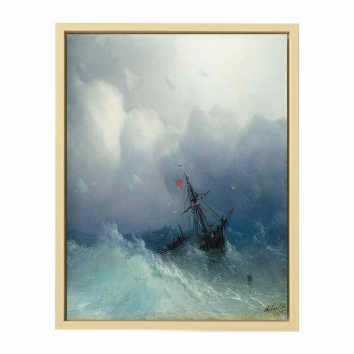 Shipwreck on Stormy Seas
