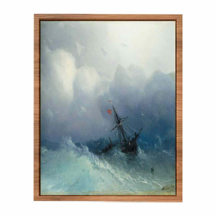 Shipwreck on Stormy Seas