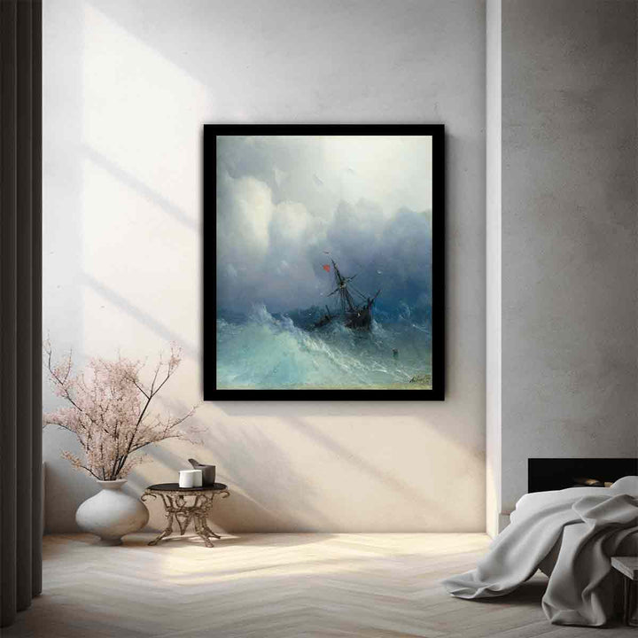 Shipwreck on Stormy Seas