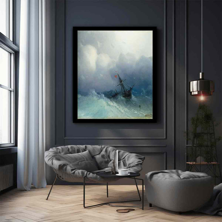 Shipwreck on Stormy Seas