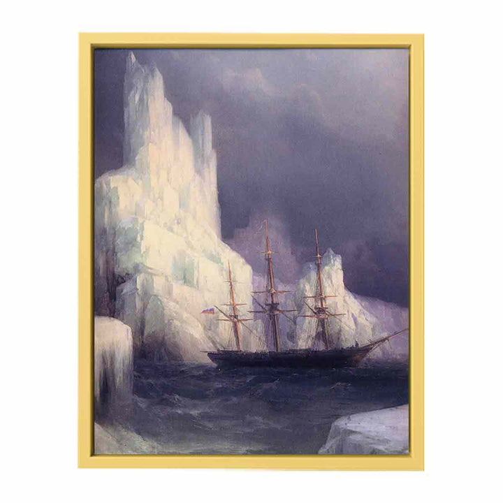 Icebergs in the Atlantic (detail)