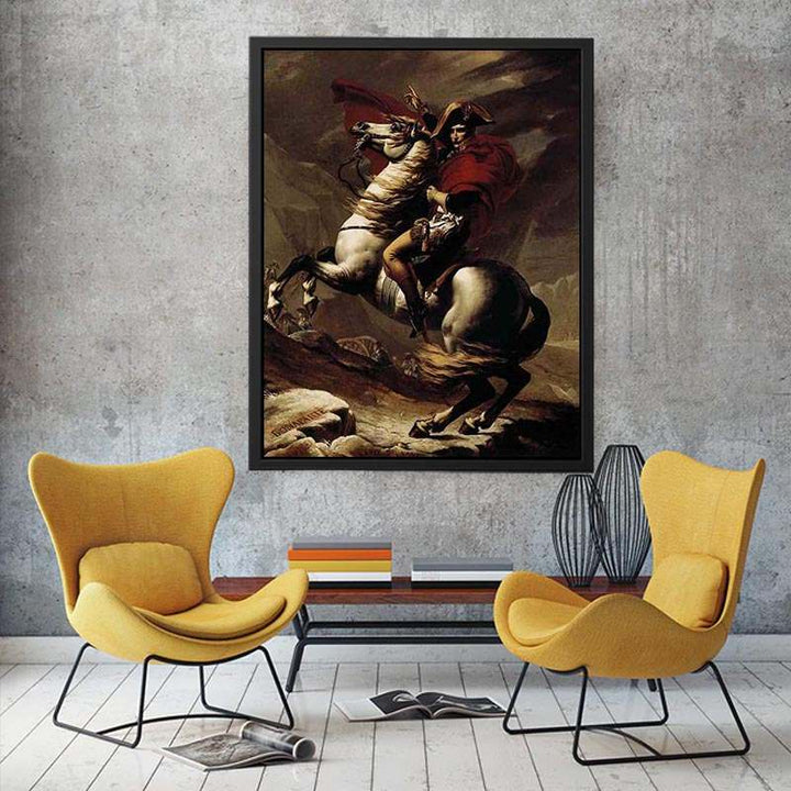 Bonaparte, Calm on a Fiery Steed, Crossing the Alps 1801