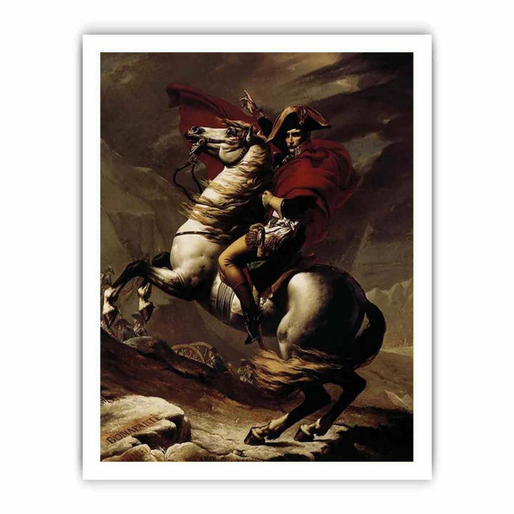 Bonaparte, Calm on a Fiery Steed, Crossing the Alps 1801