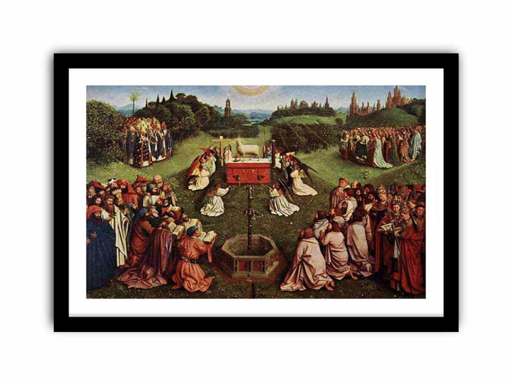 The Ghent Altarpiece- Adoration of the Lamb 1425-29