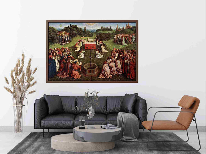 The Ghent Altarpiece- Adoration of the Lamb 1425-29