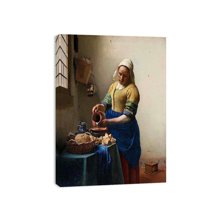 The Milkmaid Painting  by Jan Vermeer