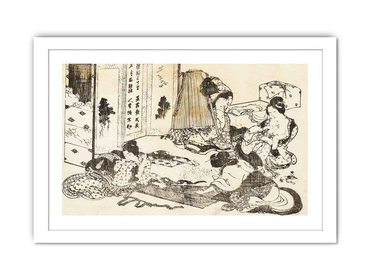 Scene of housekeeping. Four women are working