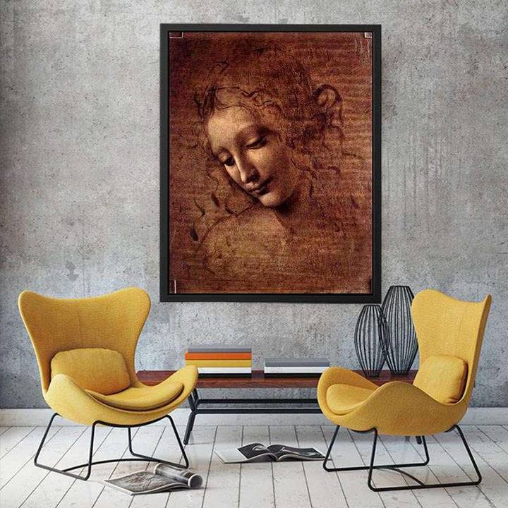 Female head (The Lady of the Dishevelled Hair) (or La Scapigliata)