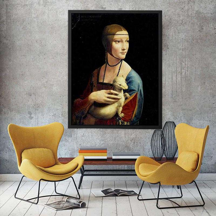 Portrait of Cecilia Gallerani (Lady with an Ermine) 1483-90