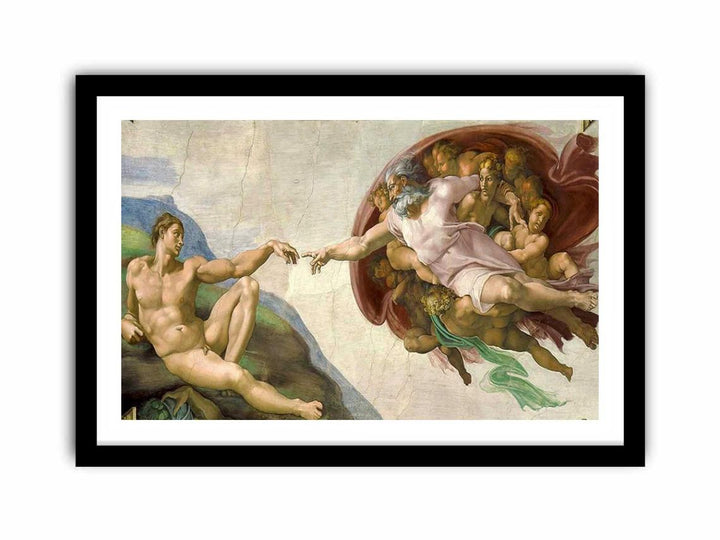 Creation of adam  by Michelangelo