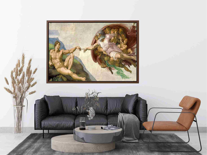 Creation of adam  by Michelangelo
