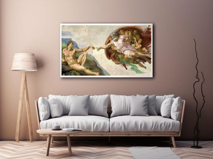 Creation of adam  by Michelangelo
