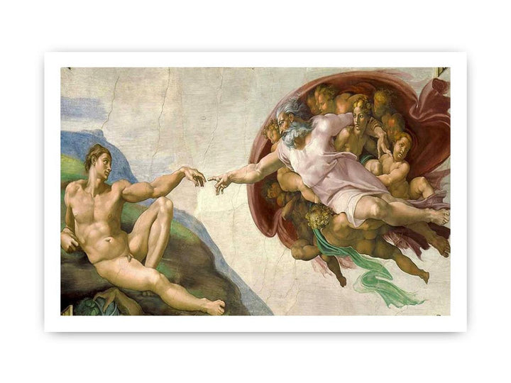Creation of adam  by Michelangelo