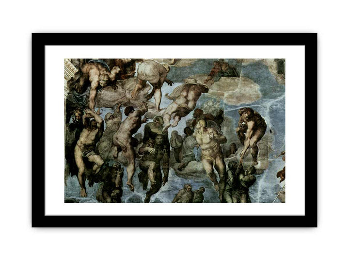 The Last Judgement [detail: 3] (or Before restoration)