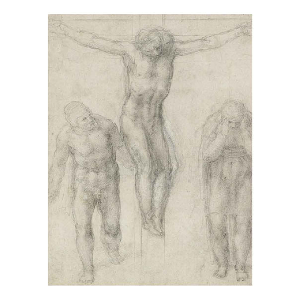 Study For Christ On The Cross With Mourners
