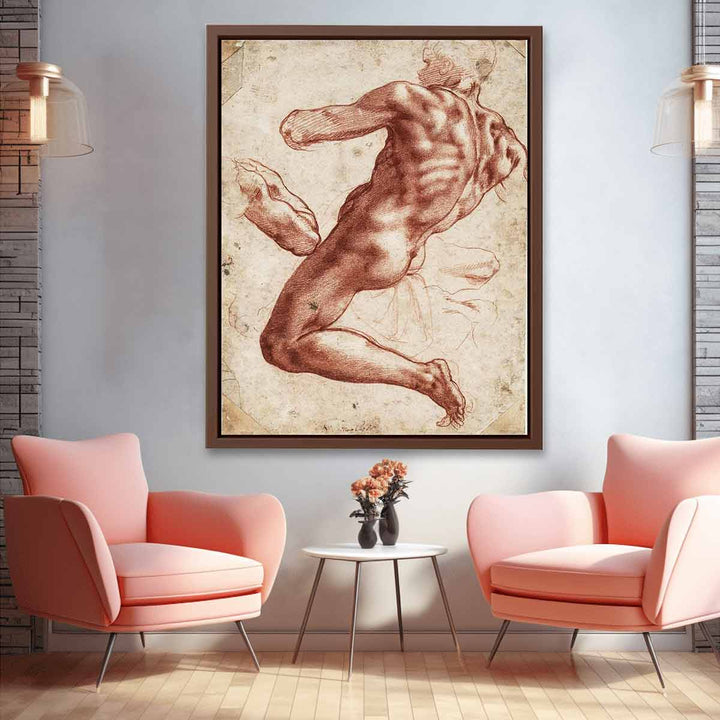 Study for an ignudo